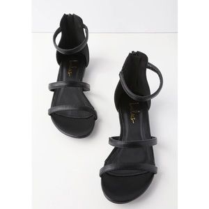 Lulus Quin Black Flat Sandals